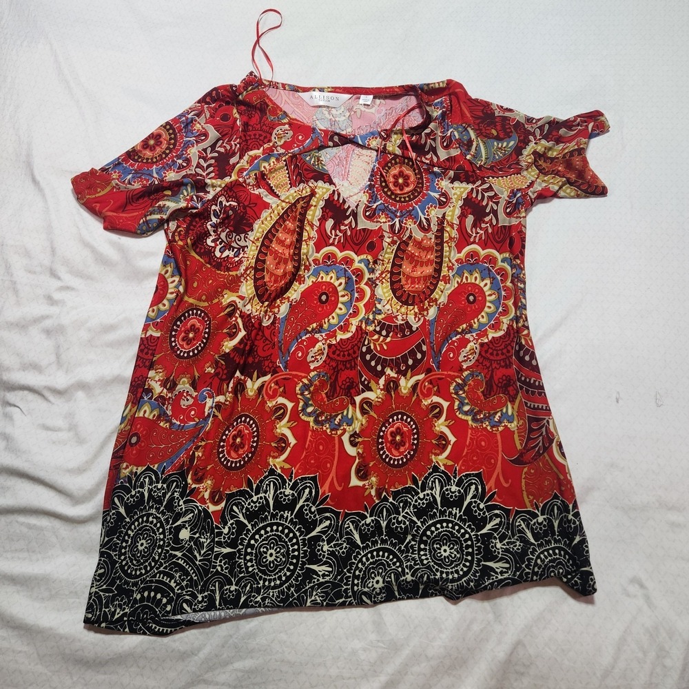 Women's Allison Taylor Ity Top - Paulina Pattern - Large